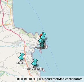 Mappa Via Ludovico Ariosto, 96011 Augusta SR, Italia (5.14273)