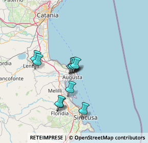 Mappa Via Ludovico Ariosto, 96011 Augusta SR, Italia (11.32818)