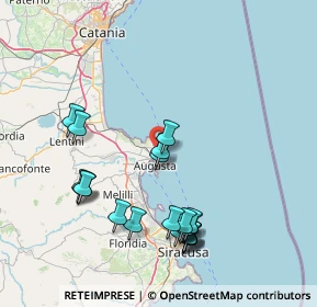 Mappa Via Ludovico Ariosto, 96011 Augusta SR, Italia (18.442)