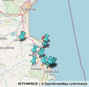 Mappa Via Ludovico Ariosto, 96011 Augusta SR, Italia (14.868)