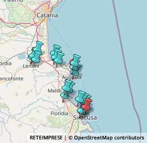 Mappa Via Ludovico Ariosto, 96011 Augusta SR, Italia (14.8805)