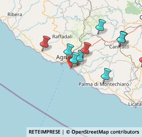 Mappa Porto di San Leone - Molo di Levante, 92100 Agrigento AG, Italia (20.725)