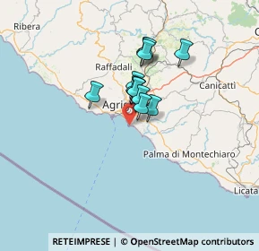 Mappa Porto di San Leone - Molo di Levante, 92100 Agrigento AG, Italia (9.67417)