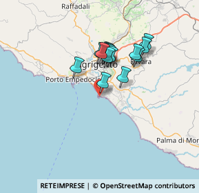 Mappa Porto di San Leone - Molo di Levante, 92100 Agrigento AG, Italia (6.01867)