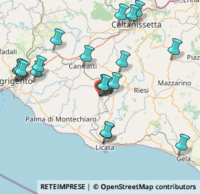 Mappa Via Roma, 92023 Campobello di Licata AG, Italia (19.674)