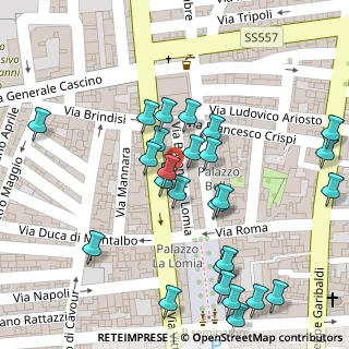 Mappa Via la Lomia Barone, 92023 Campobello di Licata AG, Italia (0.05769)