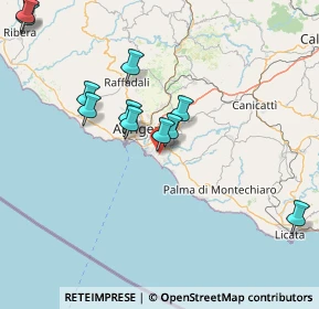 Mappa Via Cavaleri Magazzeni, 92100 Agrigento AG, Italia (17.68455)
