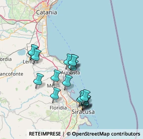 Mappa Contrada Scardina snc, 96011 Augusta SR, Italia (14.87667)