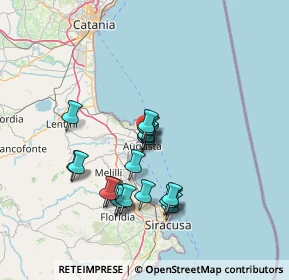 Mappa Contrada Scardina snc, 96011 Augusta SR, Italia (13.7615)