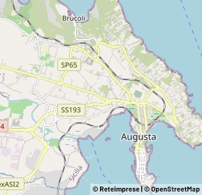Mappa 96011 Augusta SR, Italia (1.8645)