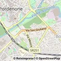 Kaart Pordenone