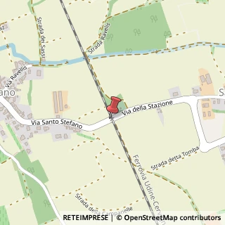 Mappa Via Santo Stefano, 9, 33050 Santa Maria la Longa, Udine (Friuli-Venezia Giulia)
