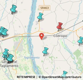 Mappa Via Codroipo, 33033 Codroipo UD, Italia (7.0115)