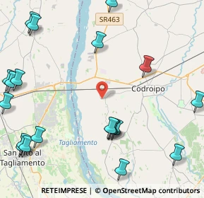 Mappa Via Codroipo, 33033 Codroipo UD, Italia (5.9335)