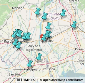 Mappa Via Codroipo, 33033 Codroipo UD, Italia (15.2645)