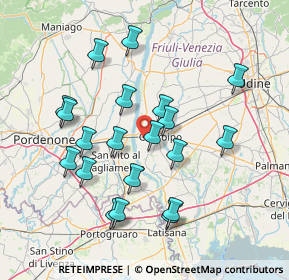 Mappa Via Codroipo, 33033 Codroipo UD, Italia (14.3385)