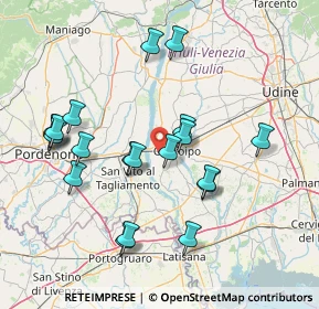 Mappa Via Codroipo, 33033 Codroipo UD, Italia (15.223)