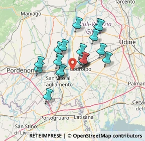 Mappa Via Codroipo, 33033 Codroipo UD, Italia (10.45737)