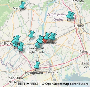 Mappa Via Codroipo, 33033 Codroipo UD, Italia (13.91529)