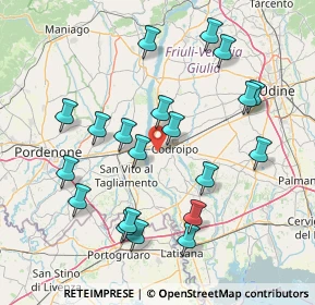 Mappa Via Codroipo, 33033 Codroipo UD, Italia (15.8695)