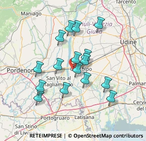 Mappa Via Codroipo, 33033 Codroipo UD, Italia (12.16938)