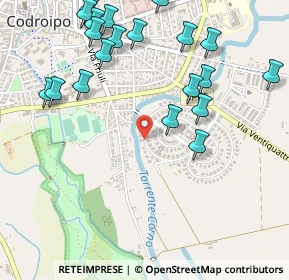 Mappa Via Sebastiano Bombelli, 33033 Codroipo UD, Italia (0.612)