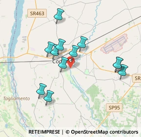 Mappa Via Sebastiano Bombelli, 33033 Codroipo UD, Italia (3.42)