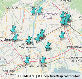 Mappa Via Sebastiano Bombelli, 33033 Codroipo UD, Italia (15.504)