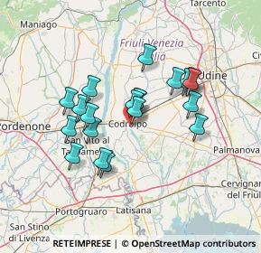Mappa Via Sebastiano Bombelli, 33033 Codroipo UD, Italia (11.42)