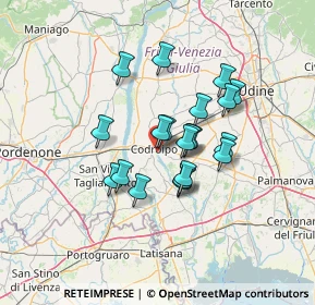 Mappa Via Sebastiano Bombelli, 33033 Codroipo UD, Italia (10.178)