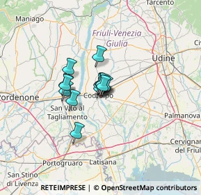 Mappa Via Sebastiano Bombelli, 33033 Codroipo UD, Italia (6.35071)