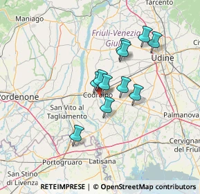 Mappa Via Sebastiano Bombelli, 33033 Codroipo UD, Italia (10.06)