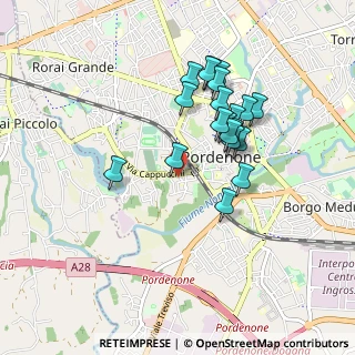 Mappa Via Lemene, 33170 Pordenone PN, Italia (0.7875)