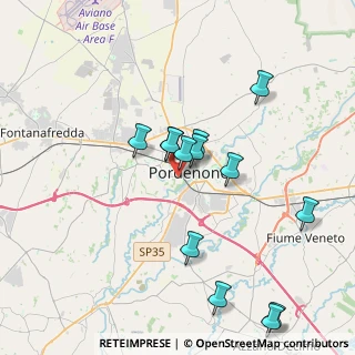 Mappa Via Lemene, 33170 Pordenone PN, Italia (3.74231)