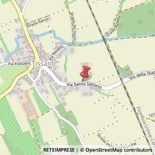 Mappa Via Santo Stefano, 11, 33050 Santa Maria la Longa, Udine (Friuli-Venezia Giulia)