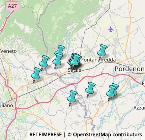 Mappa Via XXV Aprile, 33077 Sacile PN, Italia (4.67571)