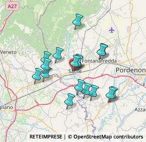 Mappa Via XXV Aprile, 33077 Sacile PN, Italia (5.93176)