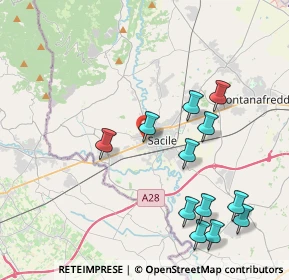 Mappa Via Brigata Menotti, 33077 Sacile PN, Italia (4.35667)