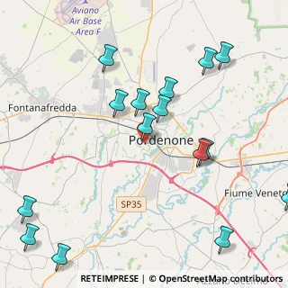 Mappa Via Sabbioni, 33170 Pordenone PN, Italia (5.28625)
