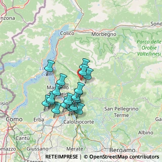 Mappa Via per Introbio, 23818 Pasturo LC, Italia (12.35833)