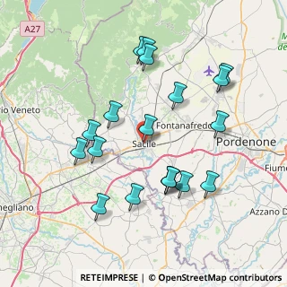 Mappa Piazza Manin, 33077 Sacile PN, Italia (7.63474)