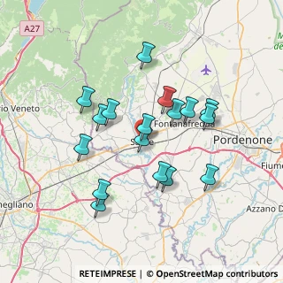 Mappa Piazza Manin, 33077 Sacile PN, Italia (6.36118)