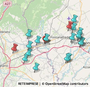 Mappa Piazza IV Novembre, 33077 Sacile PN, Italia (8.6325)