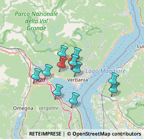 Mappa Via Vidic, 28923 Pallanza VB, Italia (5.39727)