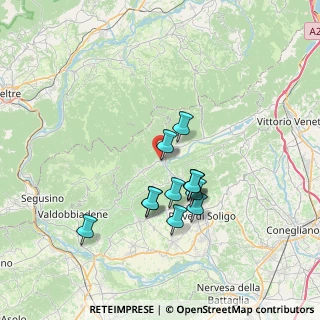 Mappa Via Sanavalle, 31051 Follina TV, Italia (5.93)