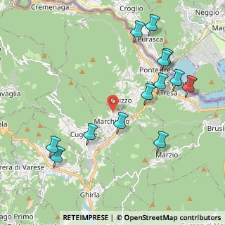 Mappa Via Giuseppe Mazzini, 21030 Marchirolo VA, Italia (2.28923)