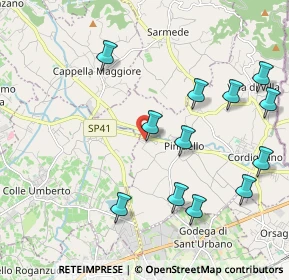 Mappa Via delle Isole, 31016 Cordignano TV, Italia (2.24417)
