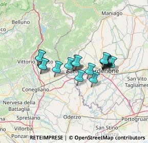 Mappa Via Mercato, 33077 Sacile PN, Italia (9.92389)