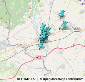 Mappa Via Mercato, 33077 Sacile PN, Italia (1.35167)