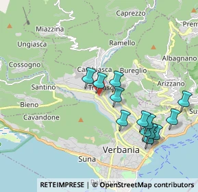 Mappa Via Giuseppe de Notaris, 28923 Pallanza VB, Italia (1.92462)